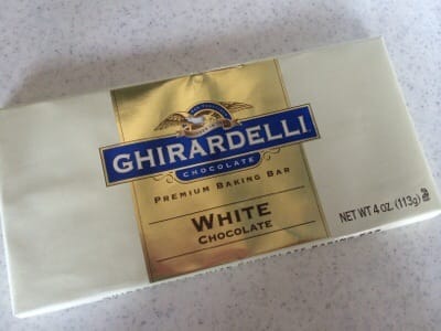 Ghirardelli Premium Baking Bar White Chocolate　ギラデリチョコレートレビュー