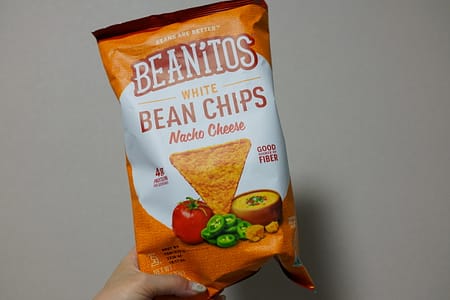アイハーブおすすめトランス脂肪酸フリーのお菓子Beanitosホワイトビーンチップス