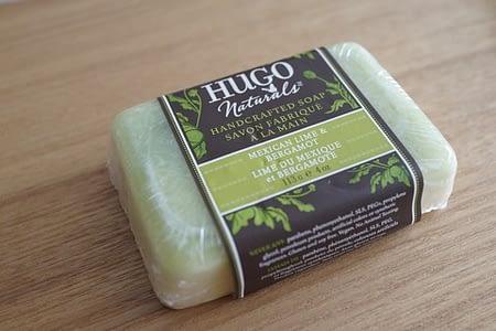 乾燥肌用石鹸：Hugo Naturals Handcrafted Soap Mexican Lime & Bergamot