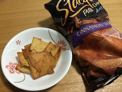 iherbお菓子：Stacy’s Pita Chips Cinnamon Sugar Flavored